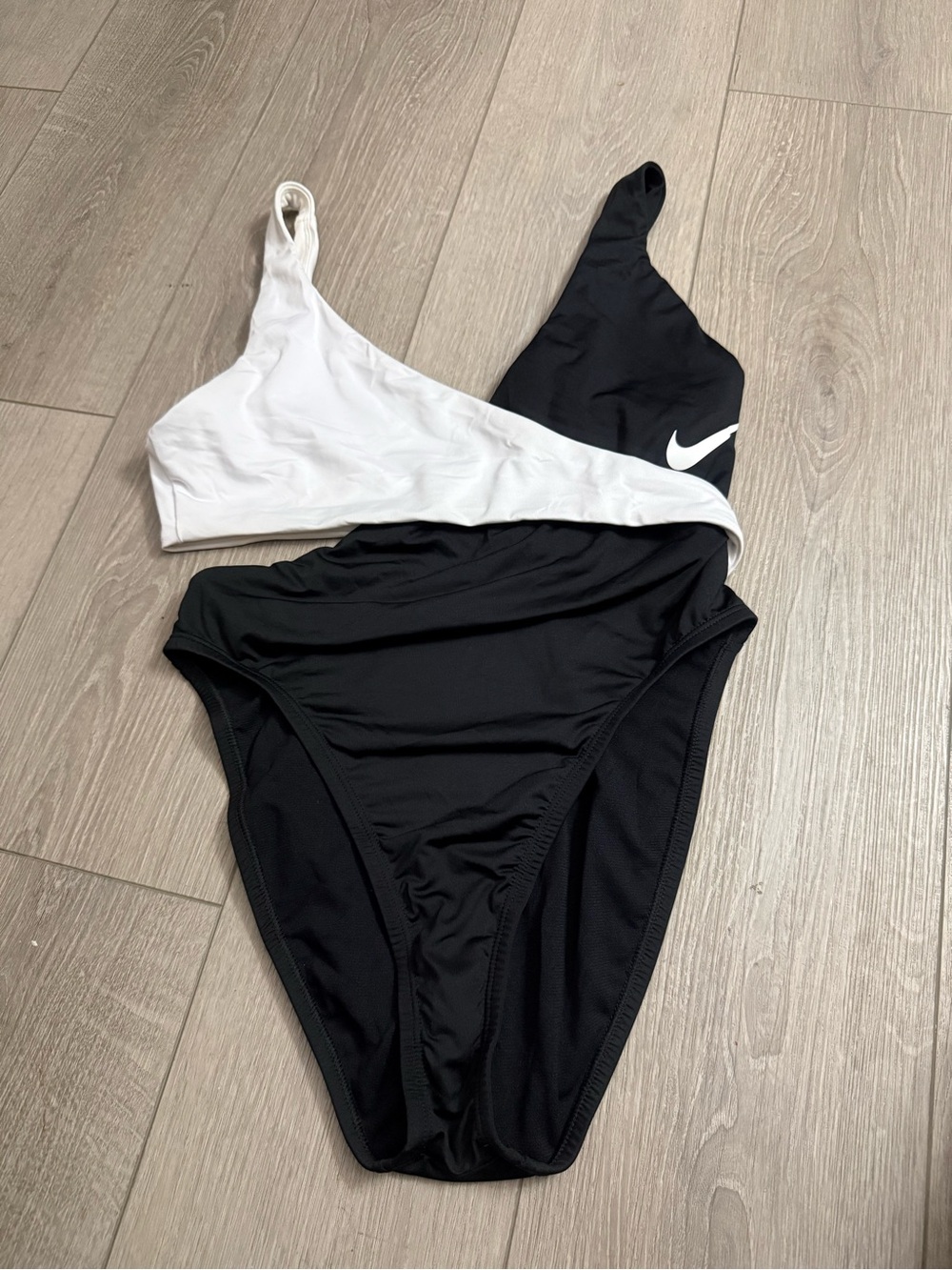 NWOT Nike Black & White Cutout Swimsuit